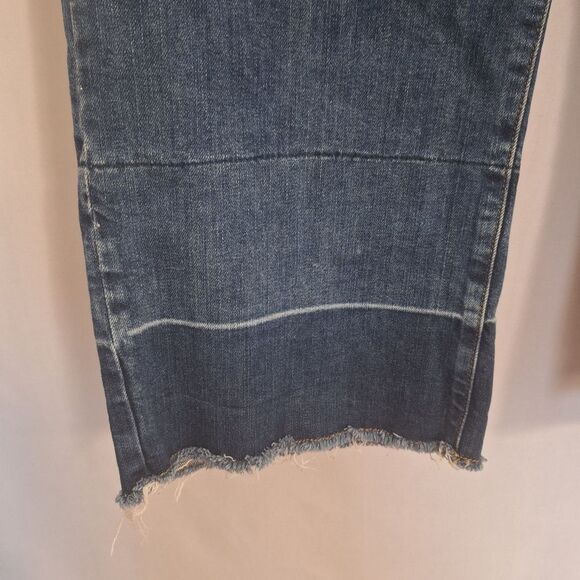 Michael Kors Womens Crop Jeans Wide Leg Comfort Relaxed  Size 8 - Picture 16 of 16